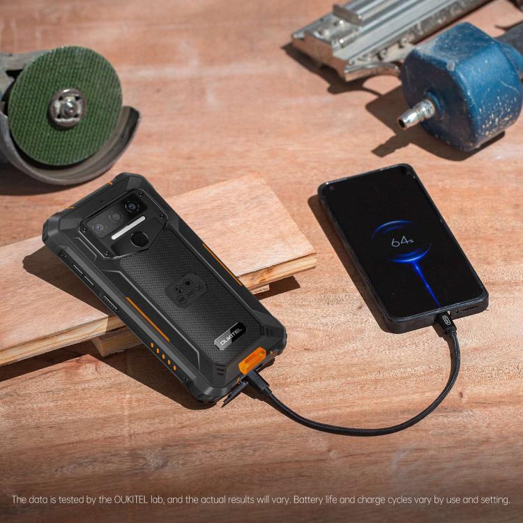 Oukitel WP23 Plus Rugged Phone, 8GB+256GB, 6.52 inch, 1200 hours standby time, Android 14.0 Unisoc T606 Octa-core