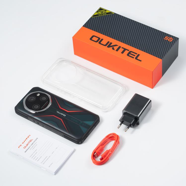 Teléfono robusto Oukitel WP55 5G: 12 GB + 256 GB, cámara de 108 MP, MediaTek Dimensity 7025, NFC, OTG