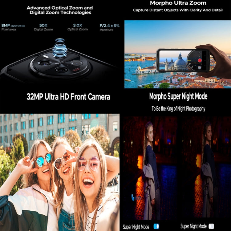 DOOGEE V40 Pro Rugged Phone, 16GB+512GB, 6.78 inch Android 14 Dimensity 7300