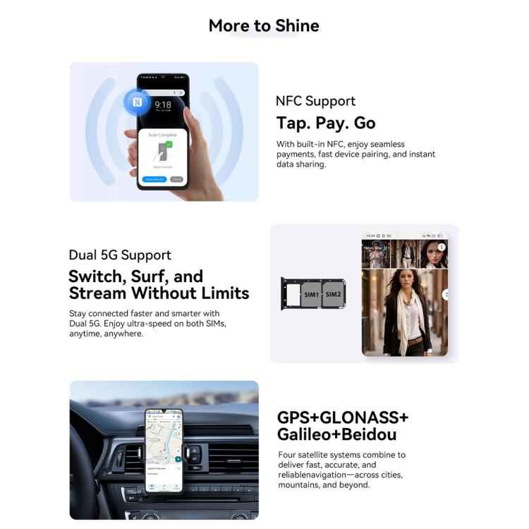 Blackview SHARK 6 5G, 4GB+128GB, 6.88 inch, 120Hz Display, Android 15 Unisoc UMS9620 T8100