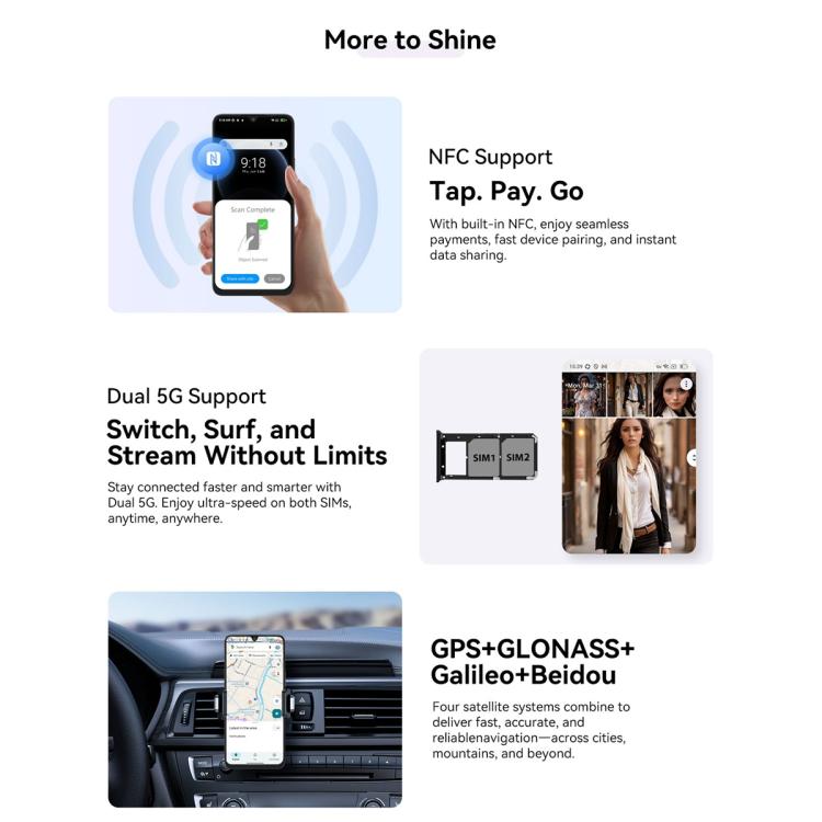 Blackview SHARK 6 5G, 8GB+128GB, 6.88 inch, 120Hz Display, Android 15, Unisoc UMS9620 T8100