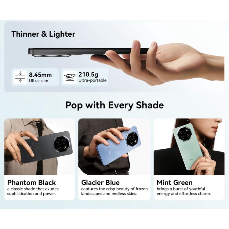 Blackview SHARK 6 5G, 8GB+128GB, 6.88 inch, 120Hz Display, Android 15, Unisoc UMS9620 T8100