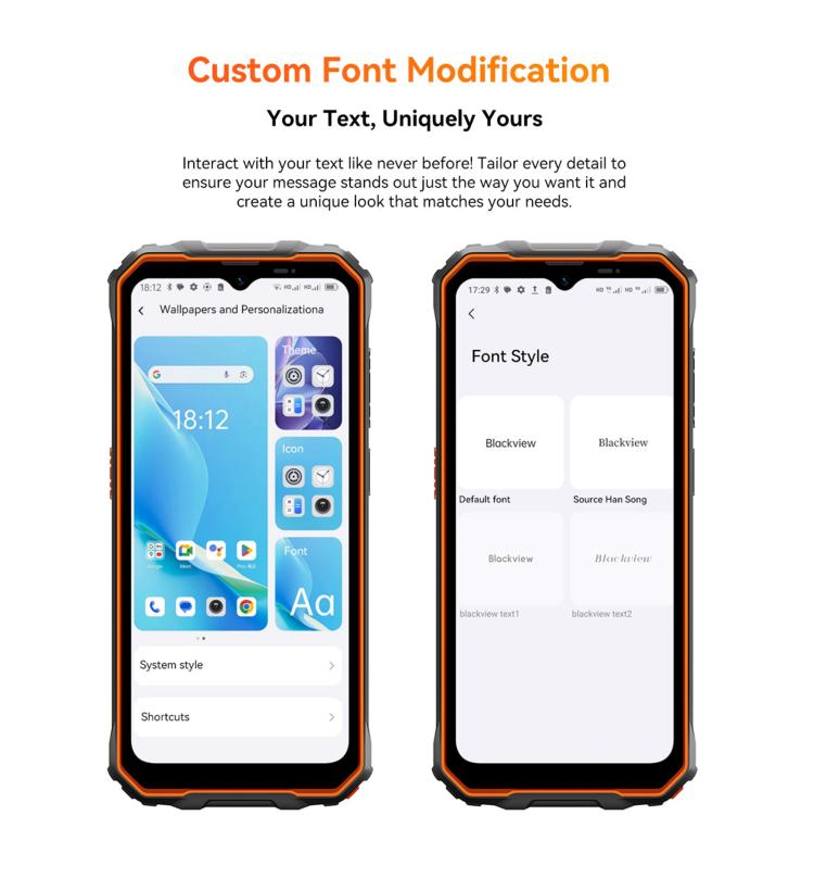 Blackview Oscal Marine 2 - 8GB RAM, 256GB Storage, 6.56 inch Display, Android 15, Unisoc UMS9230E T615 Octa Core, 4G Network, OTG, NFC