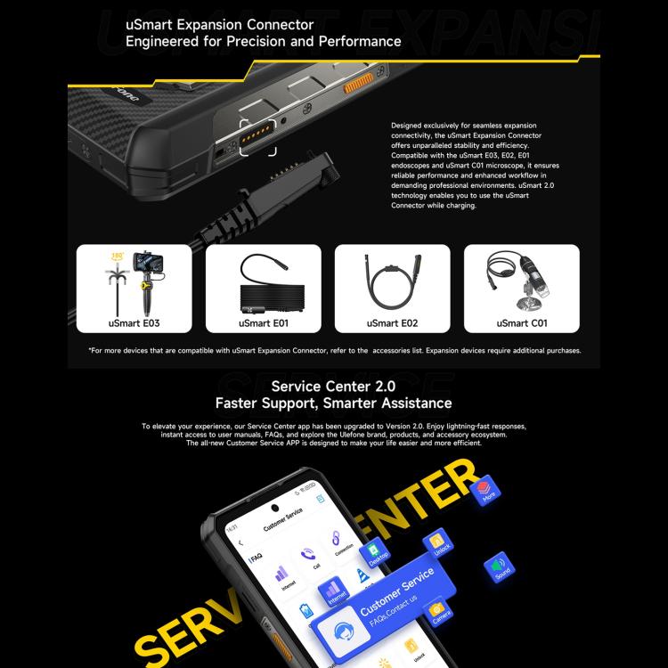 Ulefone Armor 30, 12GB+512GB, Night Vision, IP68/IP69K Rugged Phone, 6.95 inch Android 15 MediaTek Helio G100 Octa Core, Network: 4G, NFC, OTG, Armor 30