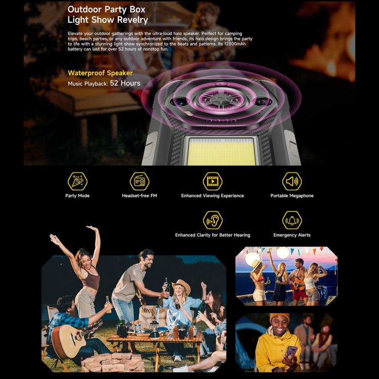 Ulefone Armor 30, 12GB+512GB, Night Vision, IP68/IP69K Rugged Phone, 6.95 inch Android 15 MediaTek Helio G100 Octa Core, Network: 4G, NFC, OTG, Armor 30