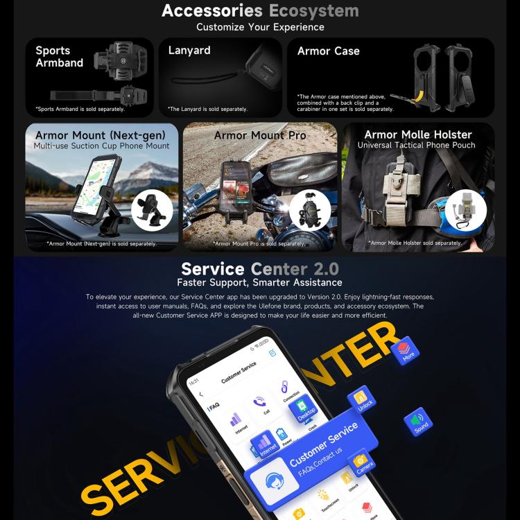 Teléfono robusto Ulefone Armor X16 | 6 GB + 128 GB, visión nocturna, IP68/IP69K, 6,56 pulgadas, Android 15, MediaTek Helio G91, 4G, NFC, OTG