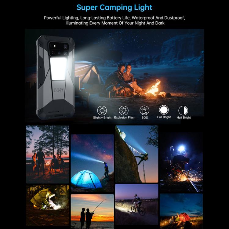 Teléfono robusto Unihertz Tank 4 Pro con proyector, 16 GB + 512 GB, visión nocturna, pantalla de 6,73 pulgadas, Android 13, 5G, NFC