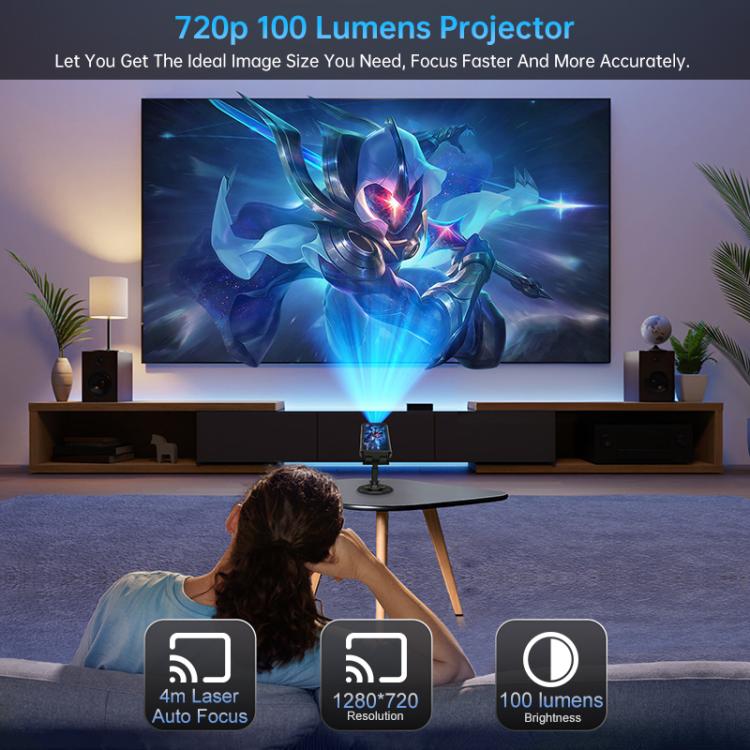 Teléfono robusto Unihertz Tank 4 Pro con proyector, 16 GB + 512 GB, visión nocturna, pantalla de 6,73 pulgadas, Android 13, 5G, NFC