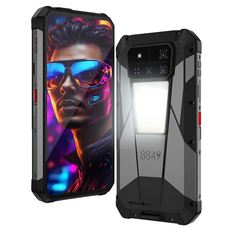 Teléfono robusto Unihertz Tank 4 Pro con proyector, 16 GB + 512 GB, visión nocturna, pantalla de 6,73 pulgadas, Android 13, 5G, NFC