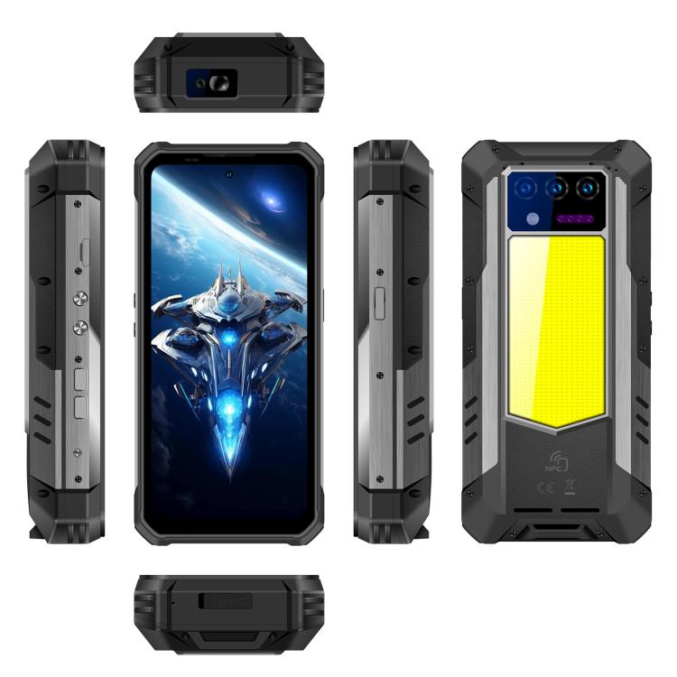 Teléfono robusto Oukitel WP100 TITAN 5G con telémetro láser, 12 GB + 512 GB, cámara de 200 MP, pantalla de 6,8 pulgadas, Android 14, MediaTek Dimensity 7300