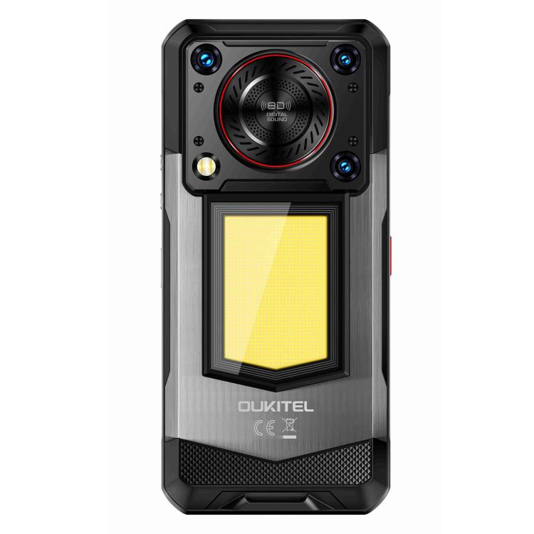 Teléfono robusto Oukitel WP56 5G: 12 GB de RAM, 512 GB de almacenamiento, cámara de 108 MP, pantalla de 6,8", Android 15, red 5G