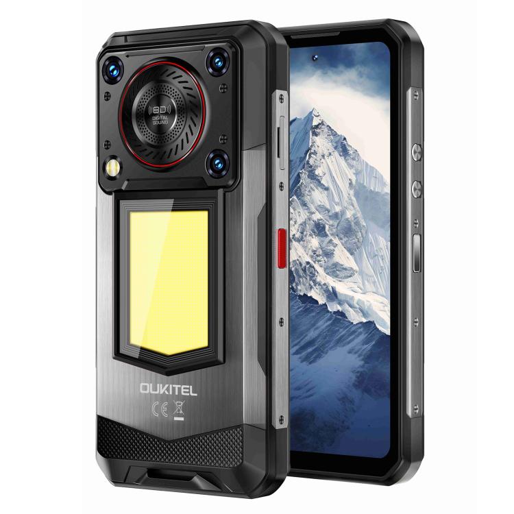 Teléfono robusto Oukitel WP56 5G: 12 GB de RAM, 512 GB de almacenamiento, cámara de 108 MP, pantalla de 6,8", Android 15, red 5G