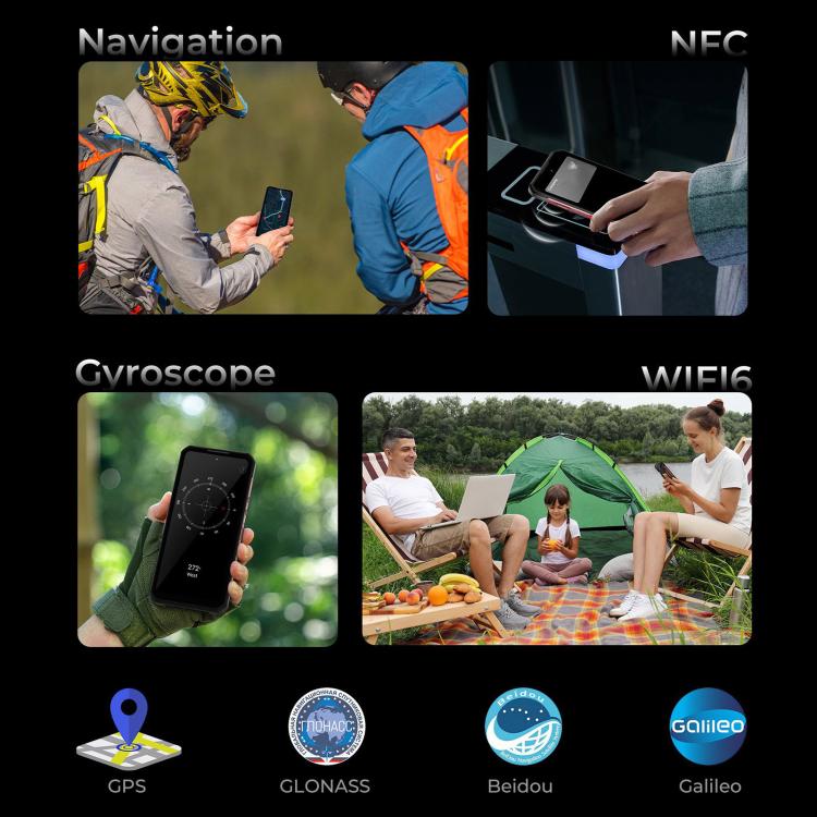 Teléfono robusto Oukitel WP56 5G: 12 GB de RAM, 512 GB de almacenamiento, cámara de 108 MP, pantalla de 6,8", Android 15, red 5G