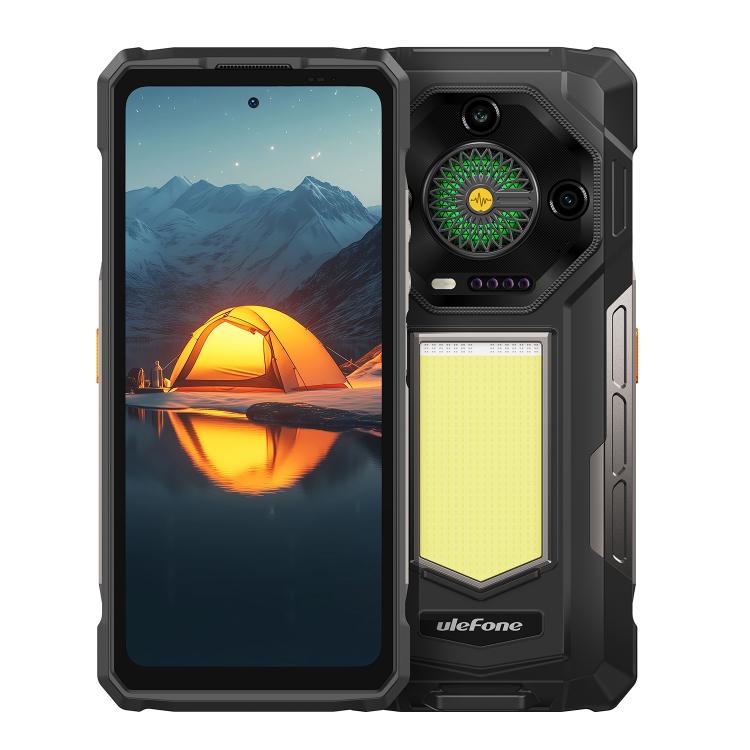 Teléfono robusto Ulefone Armor 33 - 12 GB + 512 GB, pantalla de 6,95 pulgadas, Android 15, MediaTek Helio G100, 4G, OTG, NFC, luz LED