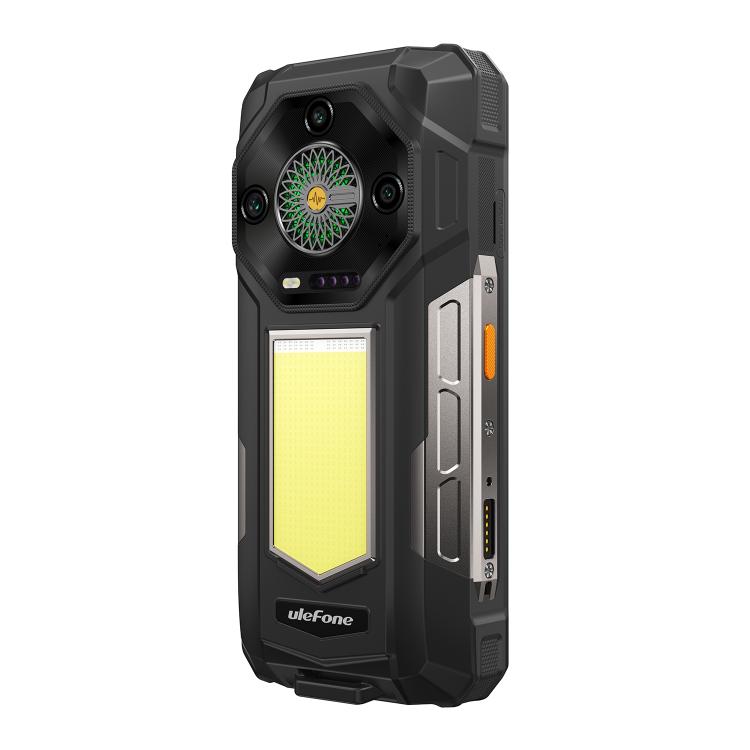 Teléfono robusto Ulefone Armor 33 - 12 GB + 512 GB, pantalla de 6,95 pulgadas, Android 15, MediaTek Helio G100, 4G, OTG, NFC, luz LED