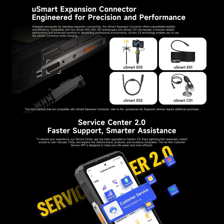 Teléfono robusto Ulefone Armor 33 - 12 GB + 512 GB, pantalla de 6,95 pulgadas, Android 15, MediaTek Helio G100, 4G, OTG, NFC, luz LED