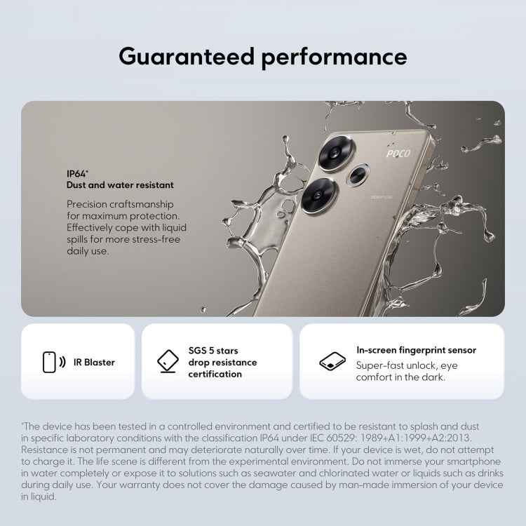 Xiaomi POCO F6 5G Global, 12GB+512GB, In-screen Fingerprint, 6.67 inch Xiaomi HyperOS Snapdragon 8s Gen 3