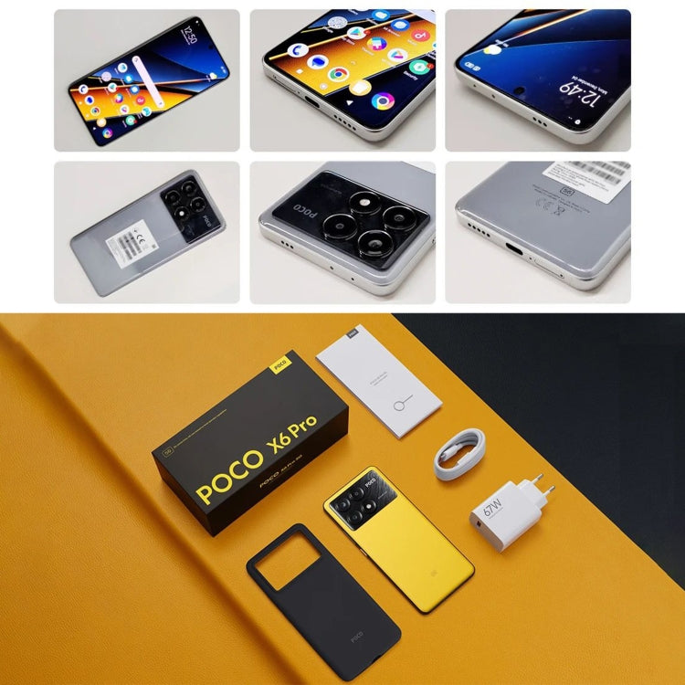 Xiaomi POCO X6 Pro 5G Global, 12GB+512GB, 120Hz 6.67-inch AMOLED display, Xiaomi HyperOS MediaTek Dimensity 8300-Ultra