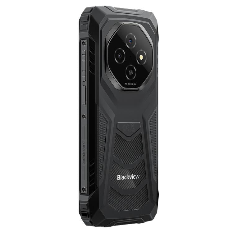 Smartphone Blackview FORT 1 - 6 GB + 256 GB, pantalla de 6,56 pulgadas, Android 15, Unisoc UMS9230E T615 Octa Core, red 4G, OTG, NFC