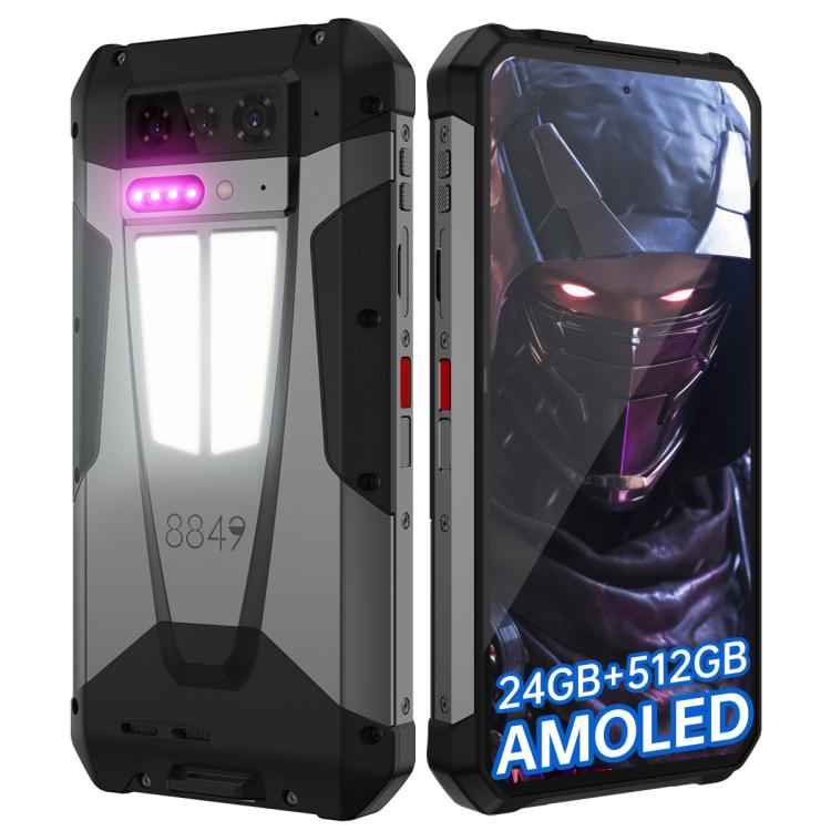 Unihertz 8849 Tank 4 5G Rugged Phone, 12GB+512GB,11,600 mAh battery, 6.78 inch Android 14 Dimensity 7300 Octa Core