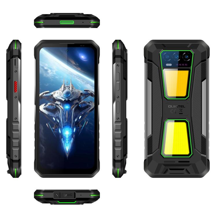 Oukitel WP58 Pro Rugged Phone, 8GB+256GB, Side Fingerprint Identification, 6.7 inch Android 15 UMS9621S Octa Core, NFC, OTG, Network: 5G, 8GB+256GB