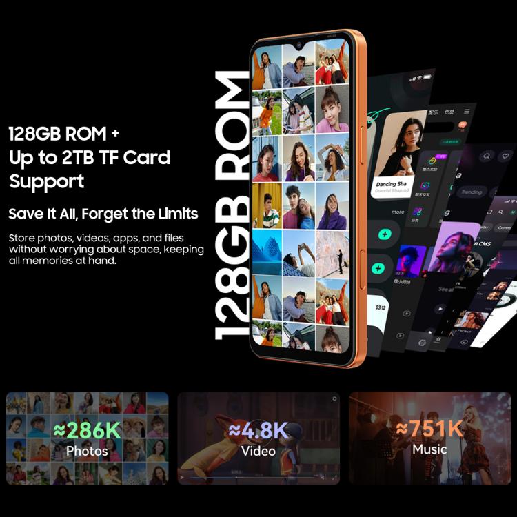 Blackview WAVE 7C 4G 4GB/128GB – 6.56" Android 16, Unisoc T310, OTG