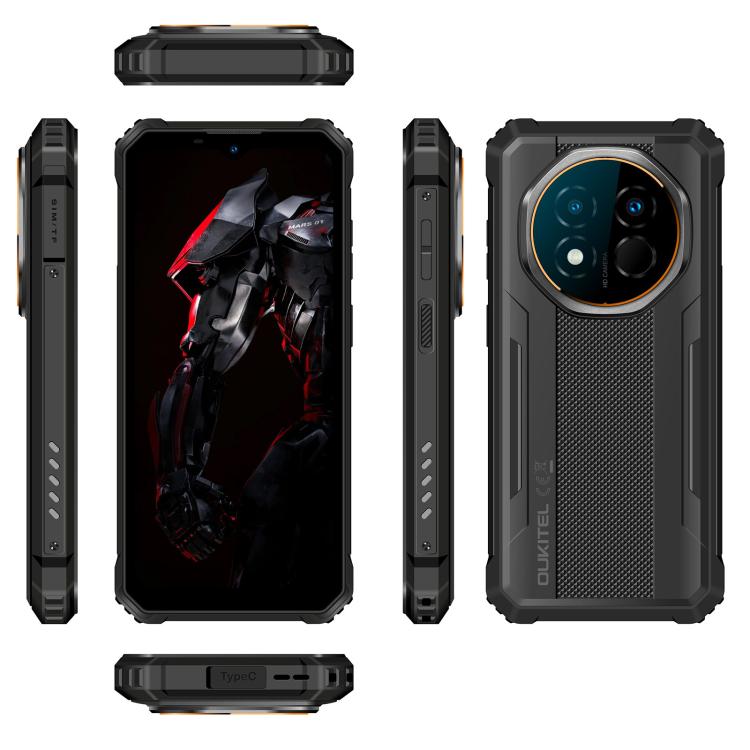 Oukitel G6 Rugged Phone, 4GB+128GB, Fingerprint Identification, 10600mAh Battery, 6.52 inch Android 16.0 Unisoc T615 Octa Core, NFC, OTG, Network: 4G, 4GB+128GB