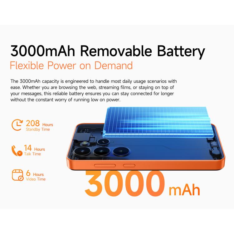 Ulefone Note 22, 3GB+32GB, 5.0 inch Android 16 Go Unisoc T7100 Octa Core, Network: 4G, OTG, Note 22