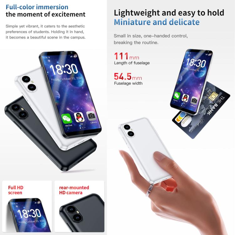 DOOV M2, 6GB+128GB, 4 inch Android 12 Mediatek MT6765 Octa Core, Network: 4G, with Camera, With Camera