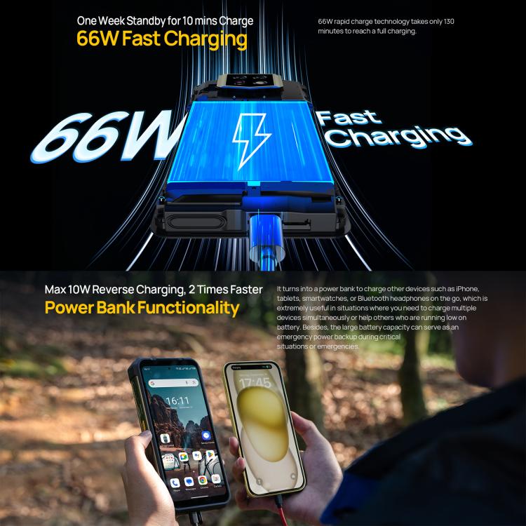 Ulefone Armor 24 Pro Rugged Smartphone | IP68/IP69K Waterproof, 12GB+256GB