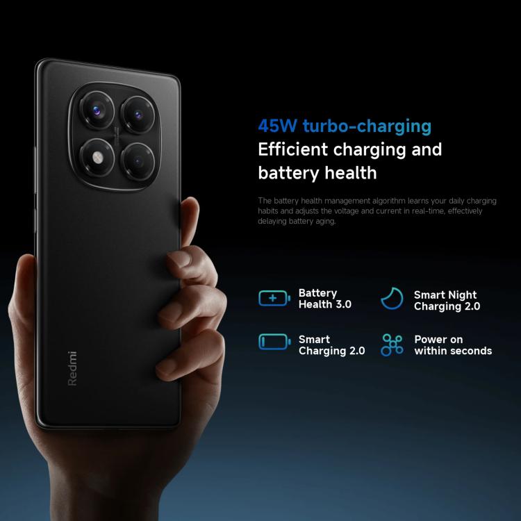 Xiaomi Redmi Note 14 Pro 4G - 12GB+256GB, In-screen Fingerprint, 6.67" Display, Helio G100-Ultra, NFC, 4G Network, Available in Black and Blue