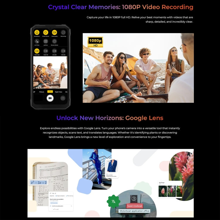 Teléfono robusto HOTWAV T7: 6 GB de RAM, 256 GB de almacenamiento, batería de 6280 mAh, pantalla de 6,6 pulgadas, Android 13 MT8788