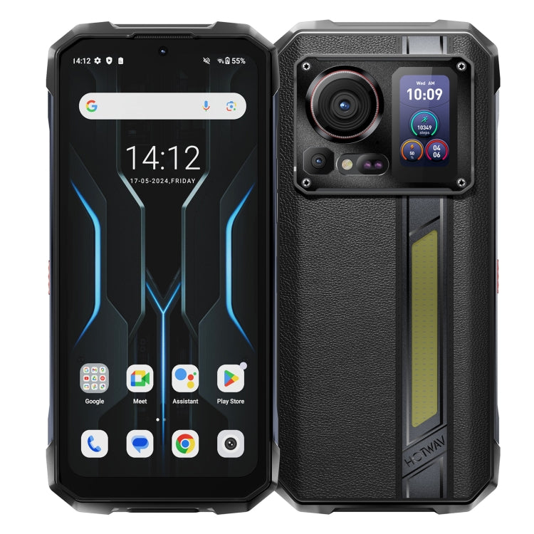 HOTWAV Hyper 7 Pro Rugged Phone - 16GB RAM, 256GB Storage, 10800mAh Battery, 6.6" Android 14, MediaTek Dimensity 7050, 5G Connectivity, OTG, NFC for Ultimate Durability