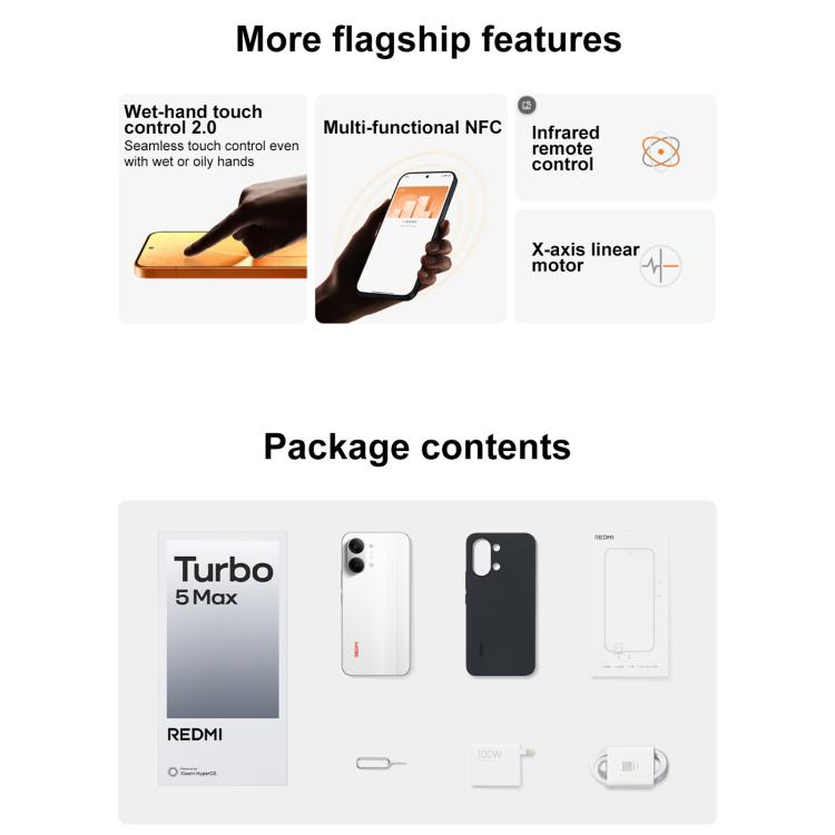 Xiaomi REDMI Turbo 5 Max 5G 12GB/512GB – Dimensity 9500s, HyperOS 3