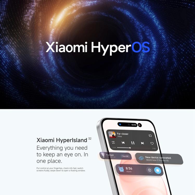 Xiaomi Redmi Note 17 Pro Max Global 5G 12GB/256GB – Snapdragon 6 Gen 5, HyperOS 3