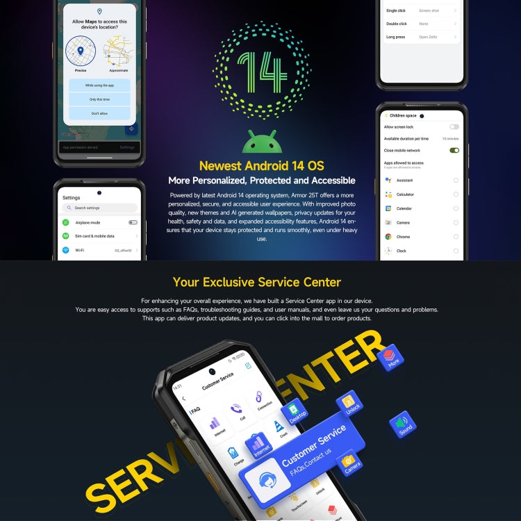 Ulefone Armor 25T Rugged Phone, 6GB+256GB, Thermal Imaging, 6.78 inch Android 14 MediaTek Helio G99 Octa Core