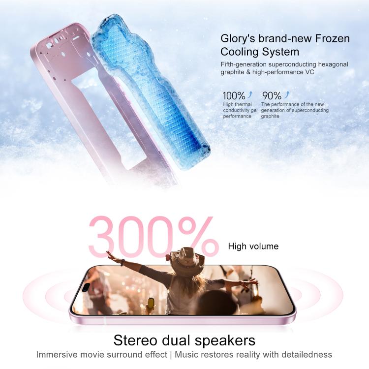Honor X80i, 8GB+128GB, In-screen Fingerprint, 6.6 inch MagicOS 10.0 Android 16.0 Dimensity 6500 Elite Octa Core, Network: 5G, OTG, NFC, 8GB+128GB