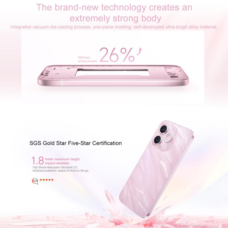 Honor X80i, 12GB+256GB, In-screen Fingerprint, 6.6 inch MagicOS 10.0 Android 16.0 Dimensity 6500 Elite Octa Core, Network: 5G, OTG, NFC, 12GB+256GB