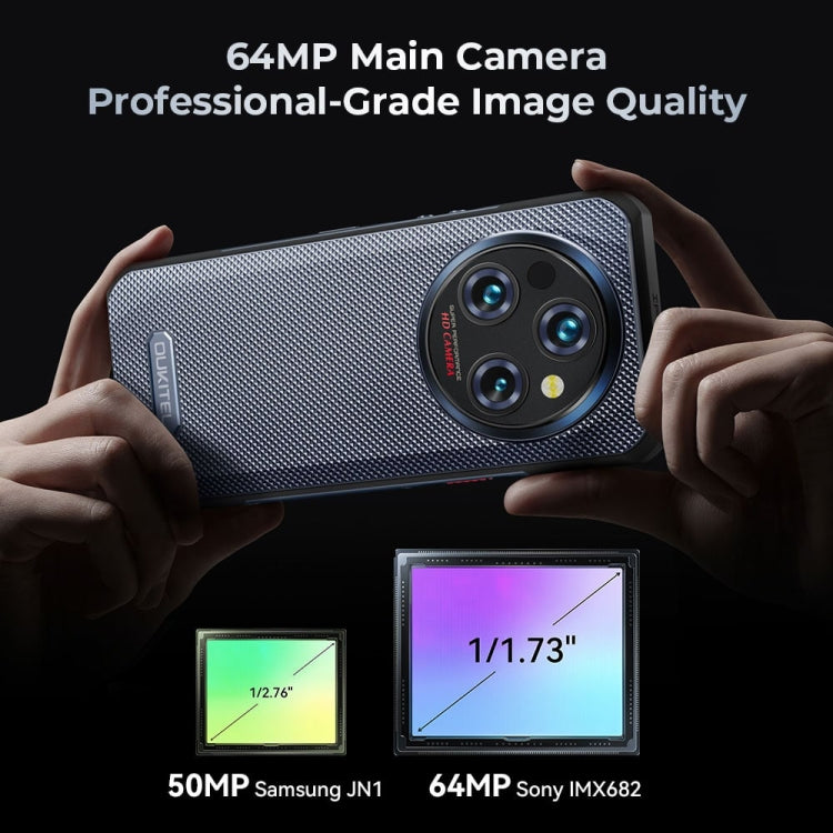 Teléfono robusto Oukitel WP35 5G: 8 GB de RAM, 256 GB de almacenamiento, IP68/IP69K, batería de 11 000 mAh, MediaTek Dimensity 6100+ de 6,6"