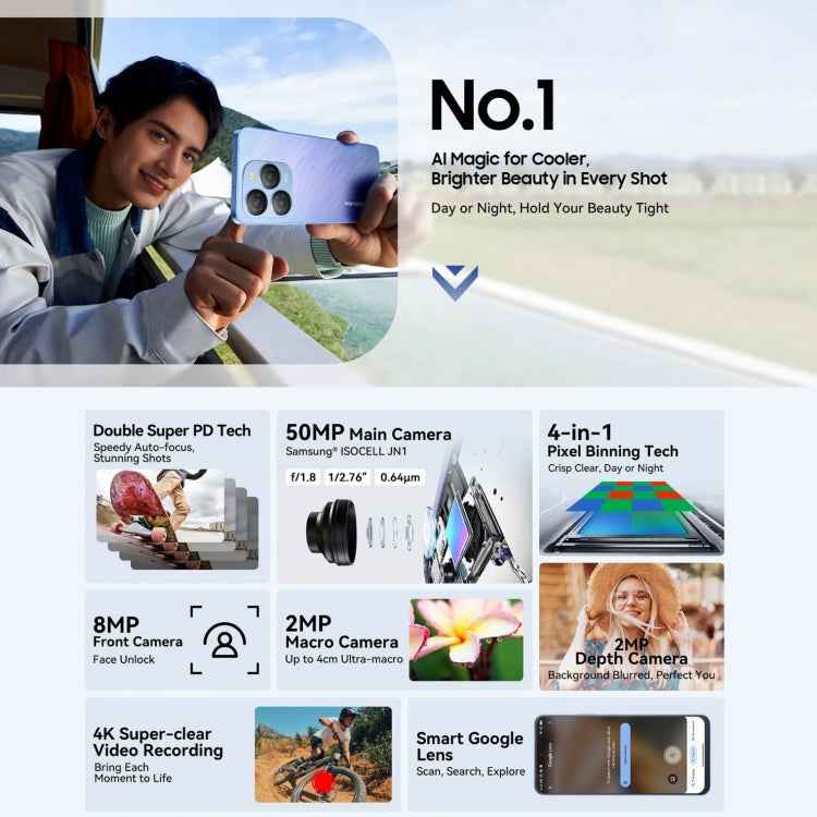 Blackview SHARK 9 5G, 8GB+256GB, 6.67 inch Android 14 Unisoc T820