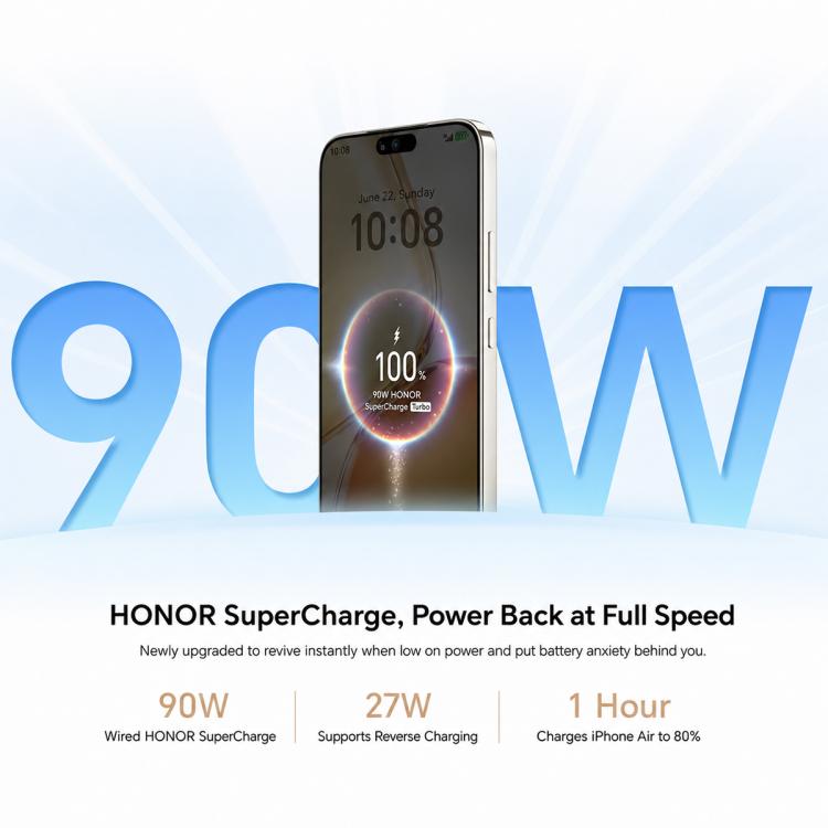 Honor X80 Pro Max, 8GB+256GB, Screen Fingerprint, 6.8 inch MagicOS 10.0 Snapdragon 6 Gen 5 Octa Core, Network: 5G, NFC, OTG, 8GB+256GB