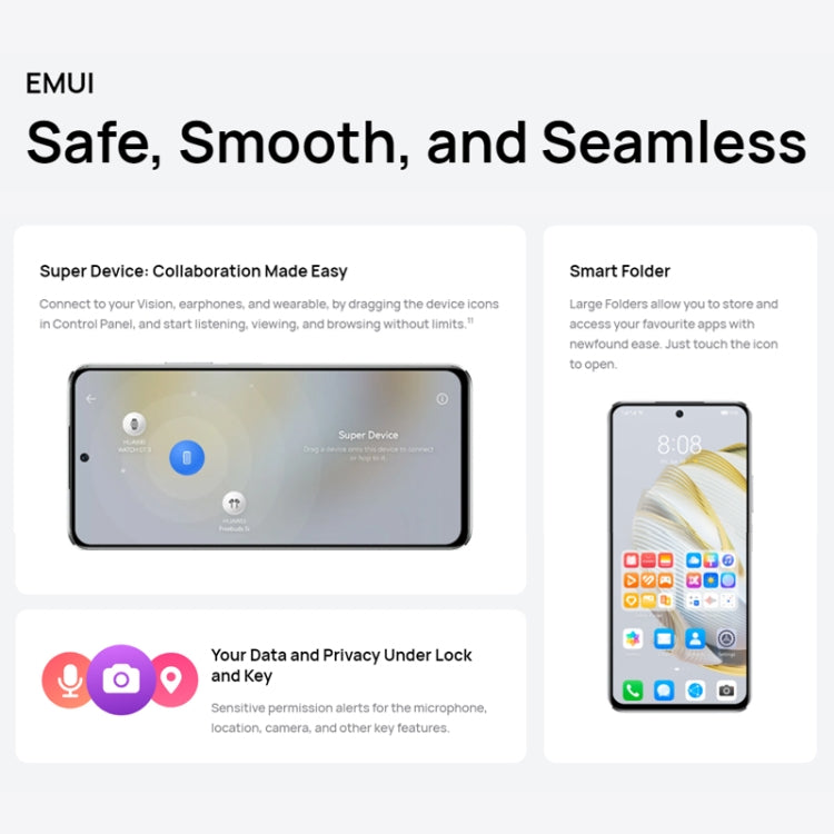 HUAWEI nova 10 SE Triple Back Cameras + Single Front Camera, Side Fingerprint Identification, 6.67 inch HarmonyOS 2.0.1 Qualcomm Snapdragon 680 Octa Core, Network: 4G, nova 10 SE 256GB