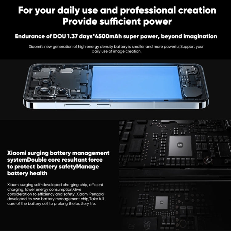 XIAOMI 13Triple Back Cameras, 6.36 inch In-screen Fingerprint Identification MIUI 14 Qualcomm Snapdragon 8 Gen 2 Octa Core up to 3.2GHz, Network: 5G, NFC, Wireless Charging Function, Xiaomi 13 12GB+256GB