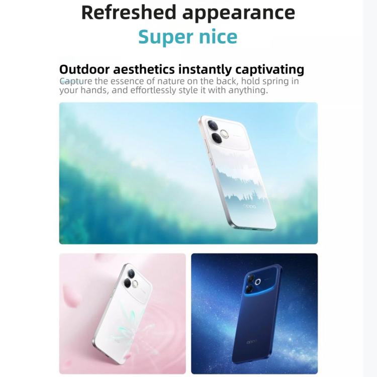 OPPO A6s Pro 5G 12GB/256GB – Dimensity 6360 MAX, ColorOS 16, Screen Fingerprint