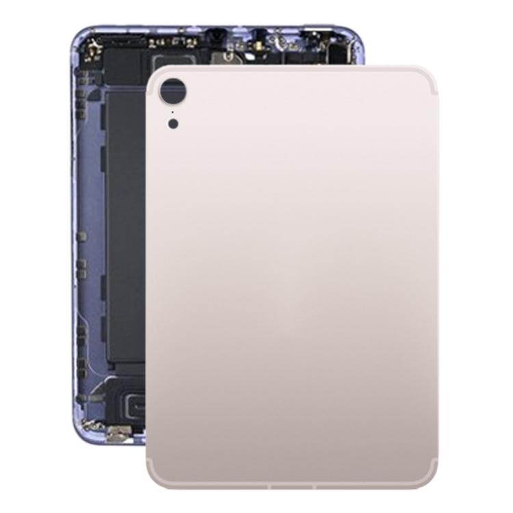 Cubierta de batería para iPad Mini 6 (versión 4G), parte trasera de aleación de aluminio