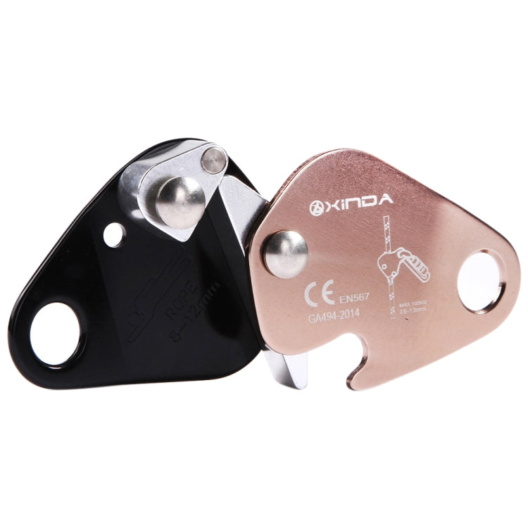 XINDA EN567 Outdoor Climbing Rope Gripper for 8-13mm Diameter Rope, Ideal Anti-fall Solution for Aerial Work