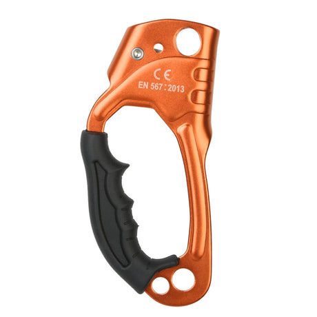 XINDA TP-8606 Outdoor Rock Climbing Aerial Work Anti-fall Handheld Rope Gripper for 8-12mm Diameter Rope left - LYDARZ