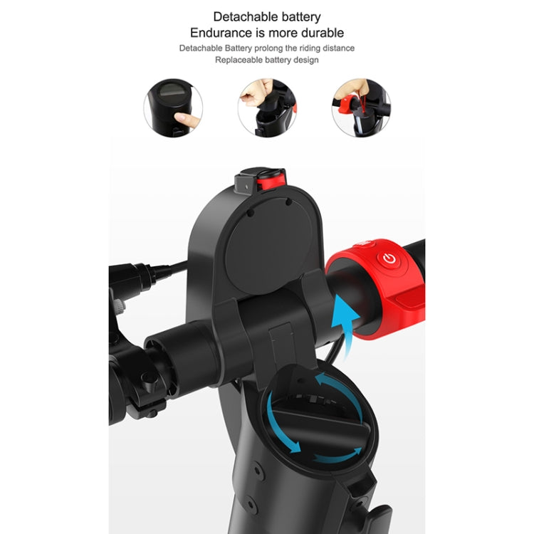 X7 Faltbarer Offroad-Scooter: 8,5-Zoll-Reifen, LED, LCD, 6,4-Ah-Akku, wasserdicht