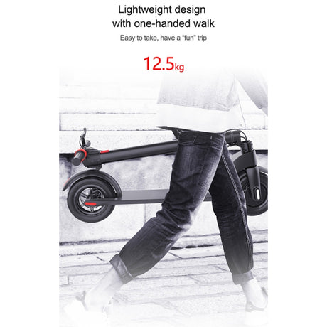 X7 Foldable Off-Road Scooter: 8.5" Tires, LED, LCD, 6.4AH Battery, Waterproof - LYDARZ