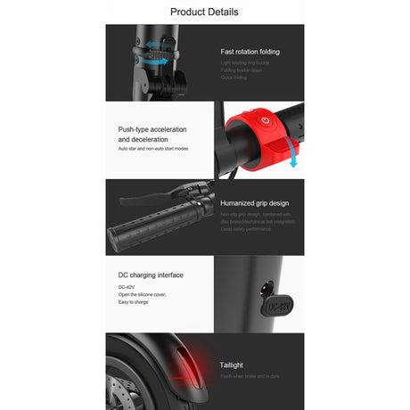 X7 Foldable Off-Road Scooter: 8.5" Tires, LCD, LED, 5AH Battery - LYDARZ